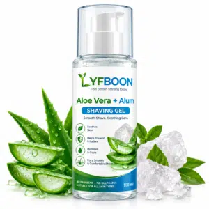 All Natural Shaving Gel - Aloe Vera + Fitkari (Alum), Softens For A Smooth Shave While Minimizing Irritation